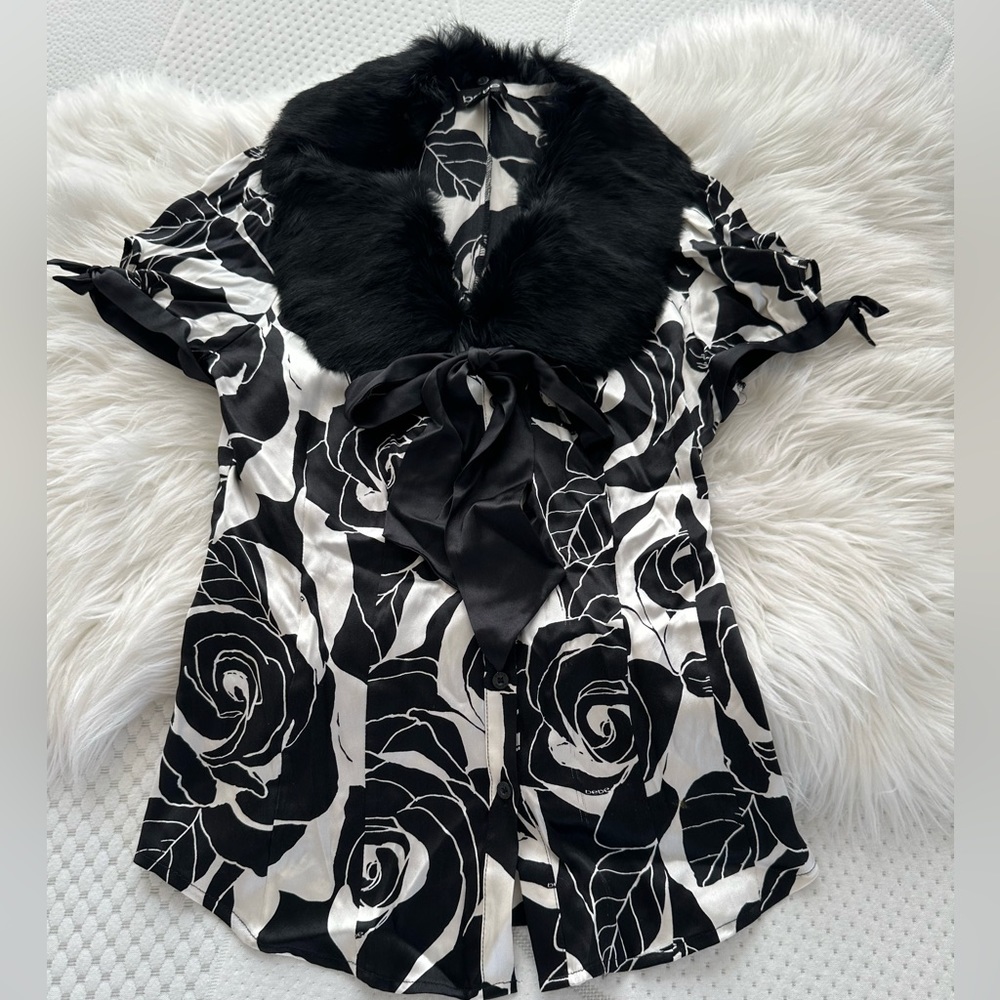 BEBE silk top